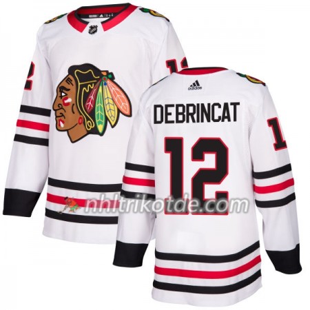 Chicago Blackhawks Trikot Alex DeBrincat 12 Adidas 2017-2018 Weiß Authentic - Herren